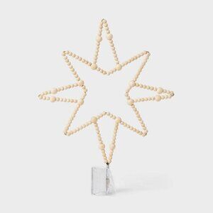 Studio McGee Wood Bead Christmas Tree Topper - Threshold‎